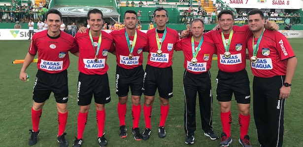 Rodrigo D`Alonso, Helton Nunes, Bráulio Machado,  Kléber Gil, Carlos Berkenbrock, Eli Alves, Rafael Traci Foto: ANAF