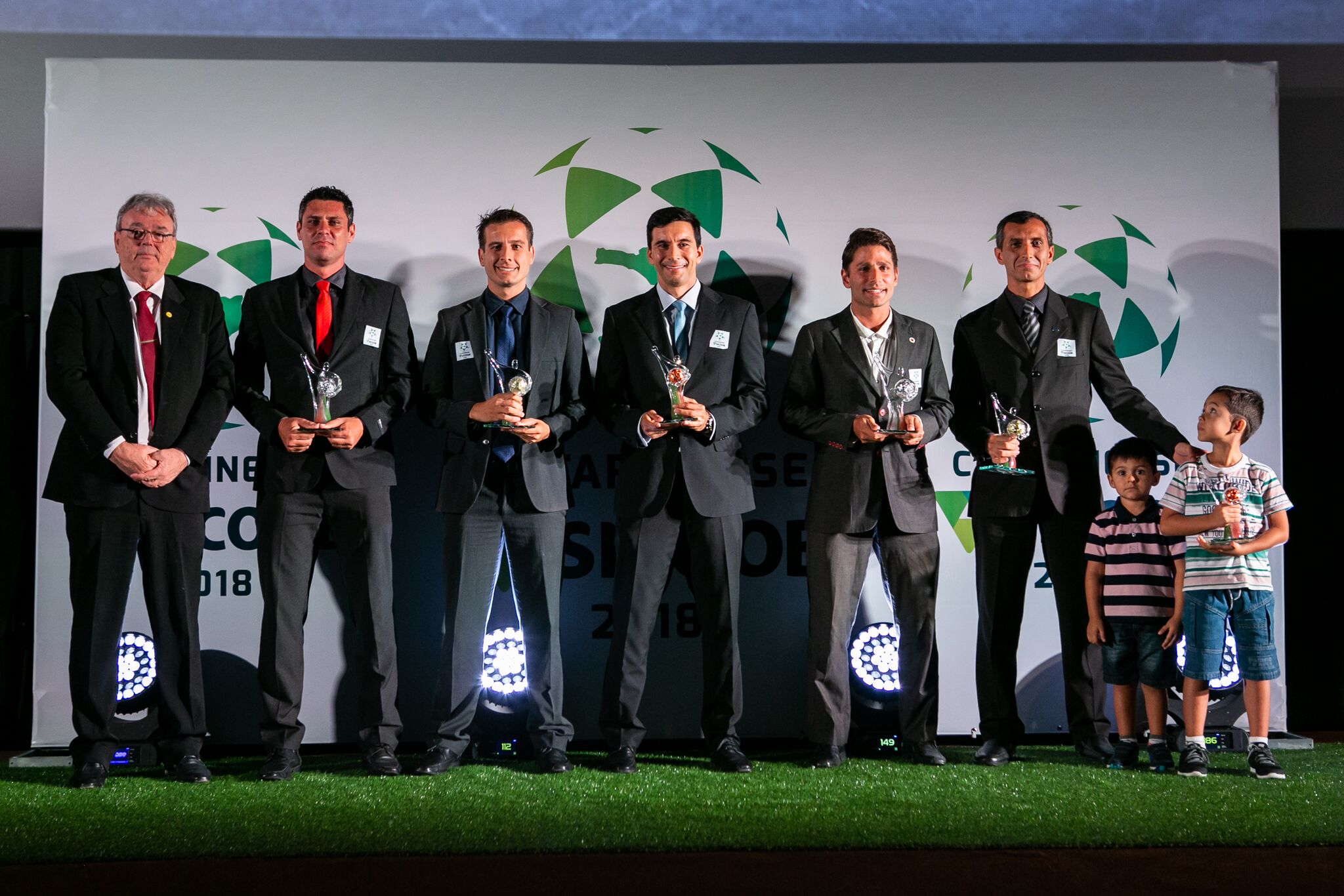 Éder Alexandre, Helton Nunes, Alex Santos, Thiago Labes, Kléber Gil Foto: José Somensi