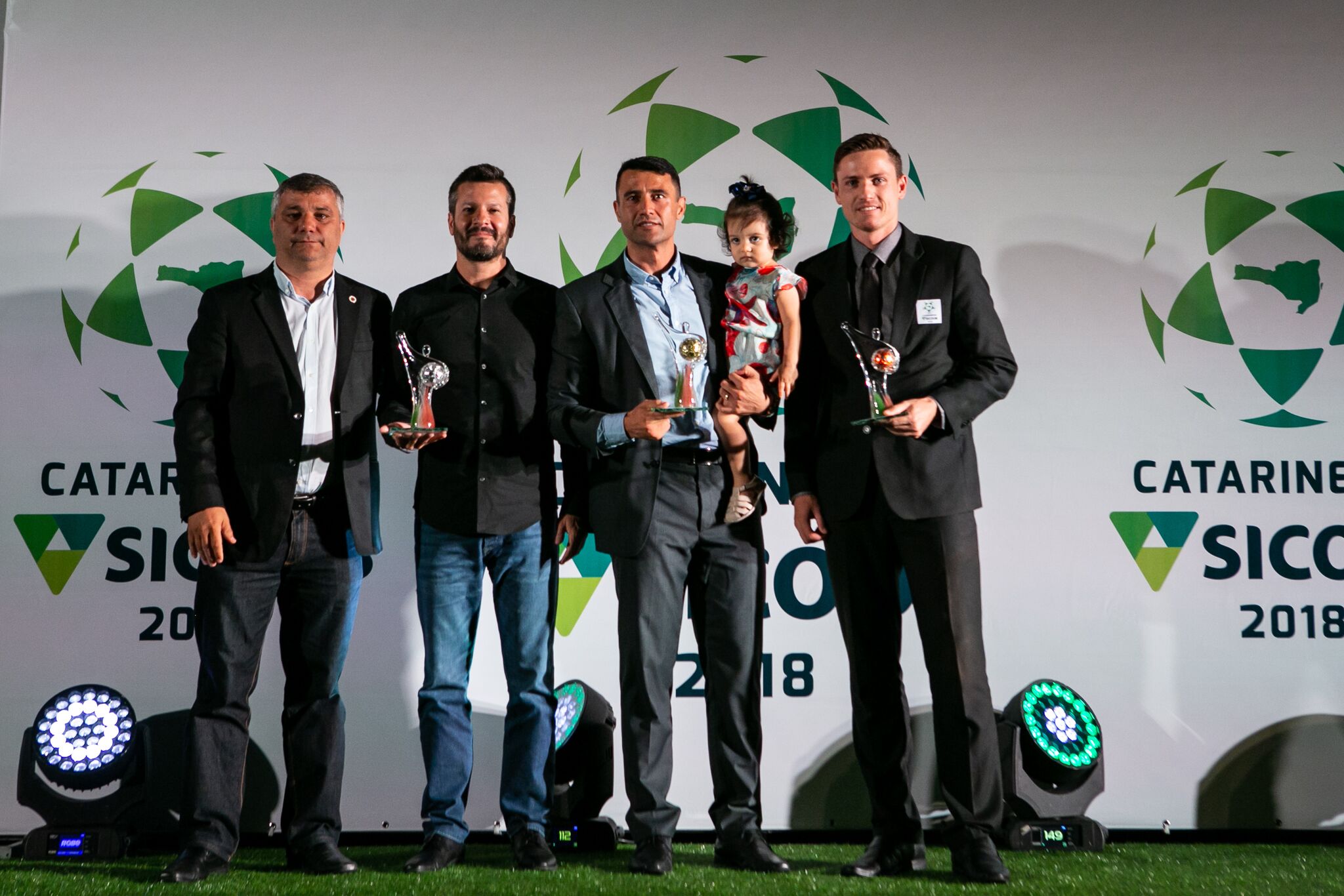 Marco Martins, Fábio Nogueira, Bráulio Machado, Ramon Abatti Foto: José Somensi