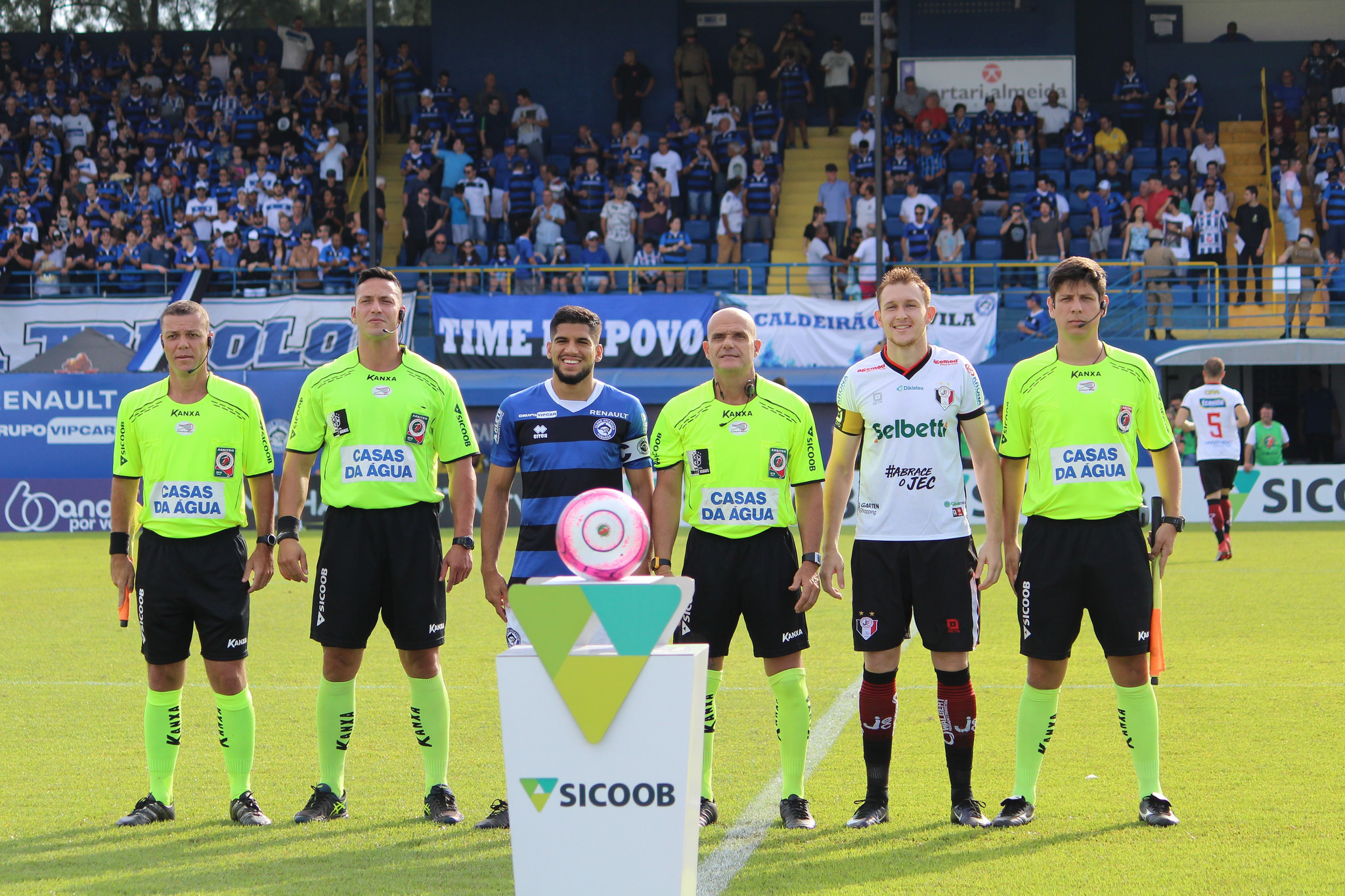 Fabiano Coelho, Richard Floter, Leandro Messina, Alexandre  Lodetti Foto: Comunicação CA Tubarão