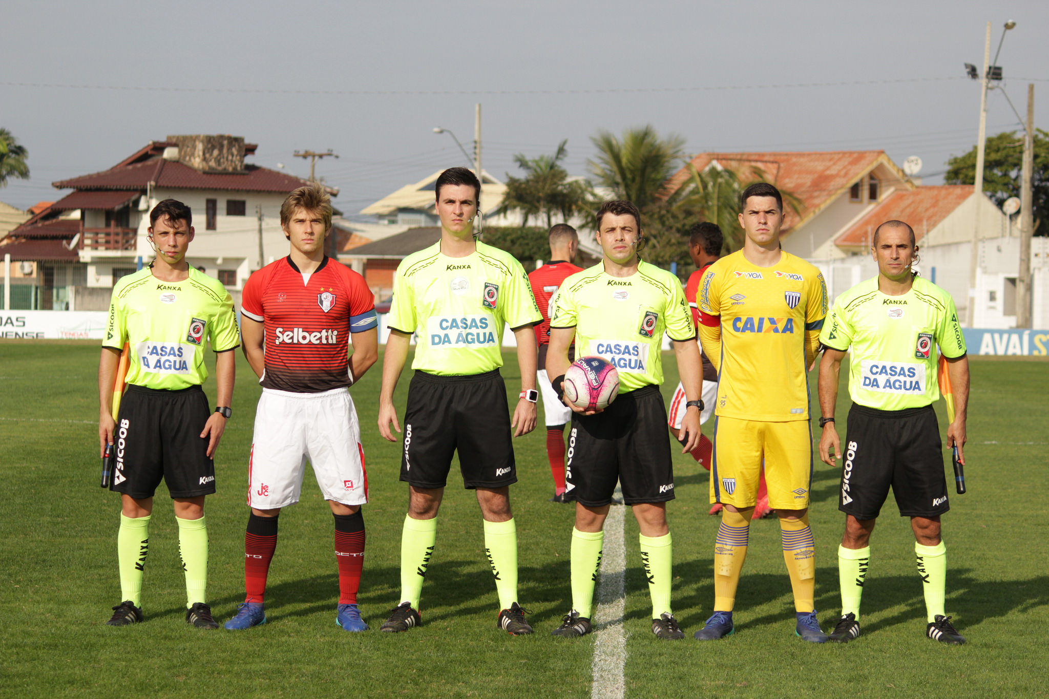 MAURO RICARDO OLIVEIRA ALVES DA LUZ, DIEGO CONCEIÇÃO ALBERTO, DIONE RODRIGUES DA ROSA, OELIO GREGORIO DA CUNHA Foto: Avaí Futebol Clube